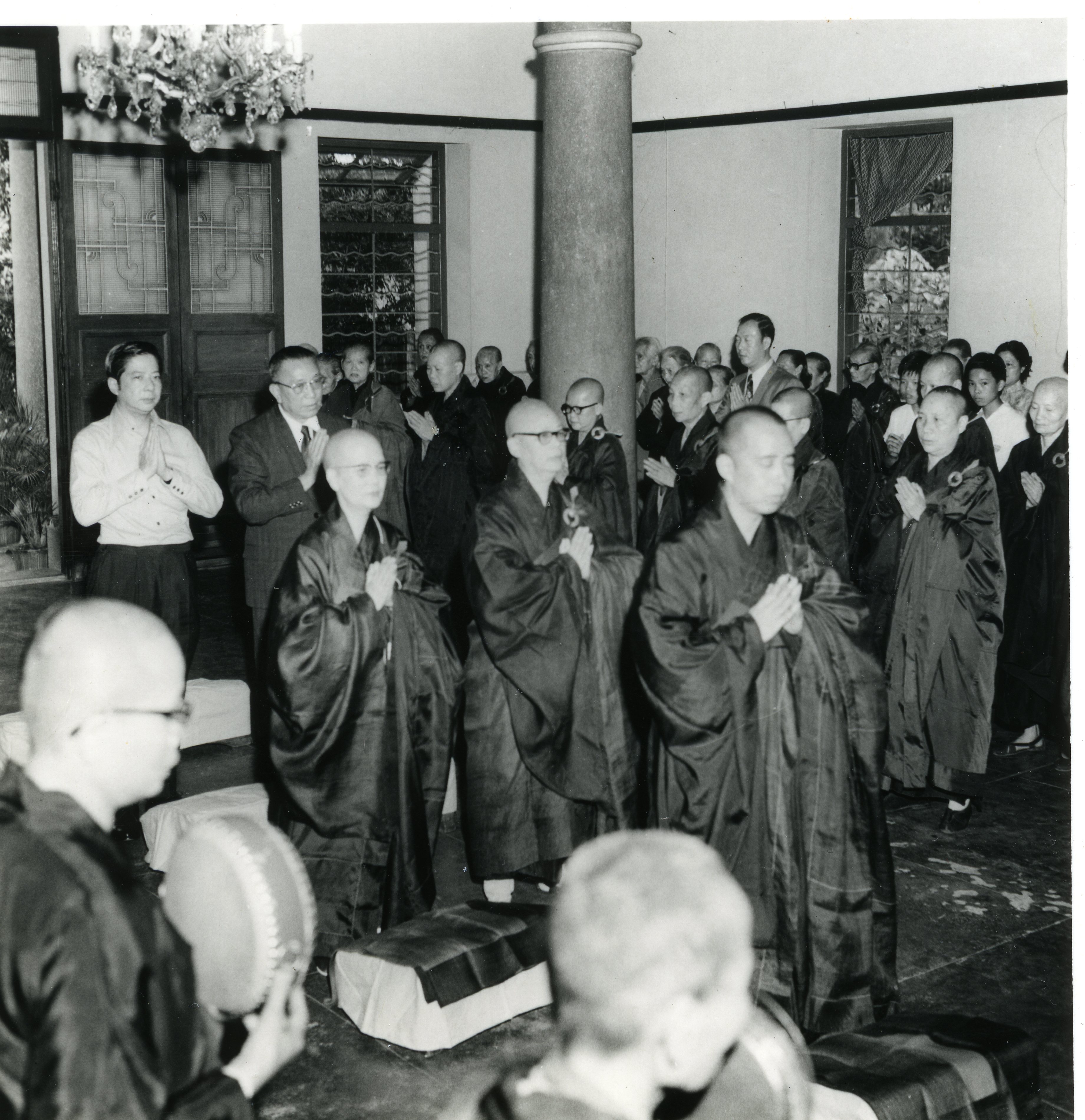 Religious service after the election of the new Board of Directors in 1972