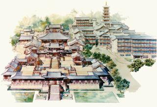 Mr. Yu Zongqiao’s general layout plan of Chi Lin monastic complex