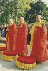 The Purification Ceremony for the foundation work of the reconstruction of Chi Lin monastic complex, 3 January 1994