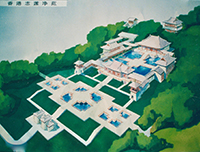 Conceptual blueprint of Chi Lin Nunnery drawn by Mr. Xiao Mo