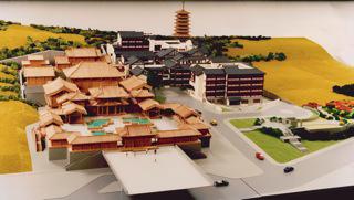 Model of the redevelopment of Chi Lin Nunnery